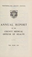 view [Report 1958] / Medical Officer of Health, Westmorland County Council.