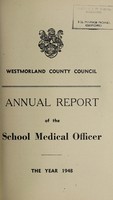 view [Report 1948] / School Medical Officer of Health, Westmorland County Council.