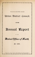 view [Report 1895] / Medical Officer of Health, Weston-super-Mare U.D.C.