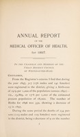 view [Report 1897] / Medical Officer of Health, Weston-super-Mare U.D.C.