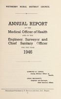 view [Report 1946] / Medical Officer of Health, Wetherby R.D.C.