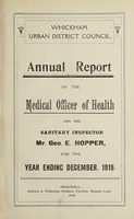 view [Report 1919] / Medical Officer of Health, Whickham U.D.C.