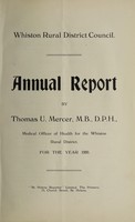 view [Report 1920] / Medical Officer of Health, Whiston R.D.C.