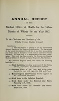 view [Report 1917] / Medical Officer of Health, Whitby U.D.C.