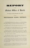 view [Report 1897] / Medical Officer of Health, Whitchurch (Shropshire) R.D.C.