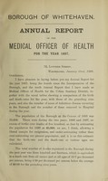 view [Report 1897] / Medical Officer of Health, Whitehaven Borough.