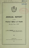 view [Report 1937] / Medical Officer of Health, Whitehaven Borough.