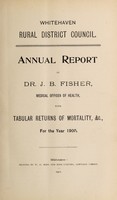 view [Report 1900] / Medical Officer of Health, Whitehaven R.D.C.