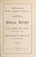 view [Report 1910] / Medical Officer of Health, Whitehaven R.D.C.