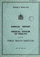 view [Report 1957] / Medical Officer of Health, Whitley Bay Borough.