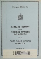 view [Report 1965] / Medical Officer of Health, Whitley Bay Borough.