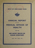 view [Report 1944] / Medical Officer of Health, Whitley Bay U.D.C.