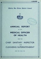 view [Report 1950] / Medical Officer of Health, Whitley Bay U.D.C.