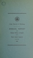 view [Report 1967] / Medical Officer of Health, Whittlesey U.D.C.