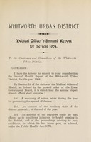 view [Report 1904] / Medical Officer of Health, Whitworth U.D.C.