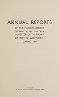 view [Report 1944] / Medical Officer of Health, Whitworth U.D.C.