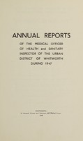 view [Report 1947] / Medical Officer of Health, Whitworth U.D.C.