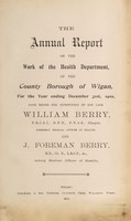 view [Report 1910] / Medical Officer of Health, Wigan County Borough.