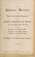 view [Report 1914] / Medical Officer of Health, Wigan County Borough.