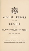 view [Report 1951] / Medical Officer of Health, Wigan County Borough.