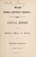 view [Report 1914] / Medical Officer of Health, Wigan R.D.C.