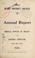 view [Report 1925] / Medical Officer of Health, Wigan R.D.C.