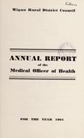 view [Report 1961] / Medical Officer of Health, Wigan R.D.C.