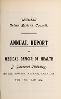 view [Report 1914] / Medical Officer of Health, Willenhall U.D.C.