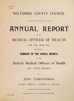 view [Report 1915] / Medical Officer of Health, Wiltshire County Council.