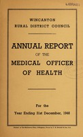 view [Report 1948] / Medical Officer of Health, Wincanton R.D.C.