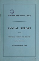 view [Report 1964] / Medical Officer of Health, Wincanton R.D.C.