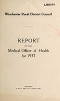 view [Report 1937] / Medical Officer of Health, Winchester R.D.C.