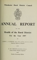 view [Report 1957] / Medical Officer of Health, Winchester R.D.C.