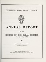 view [Report 1971] / Medical Officer of Health, Winchester R.D.C.