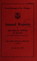 view [Report 1949] / Medical Officer of Health, New Windsor Borough.