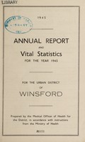 view [Report 1945] / Medical Officer of Health, Winsford U.D.C.