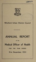 view [Report 1951] / Medical Officer of Health, Winsford U.D.C.