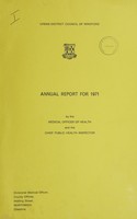 view [Report 1971] / Medical Officer of Health, Winsford U.D.C.