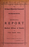 view [Report 1895] / Medical Officer of Health, Wirksworth U.D.C.