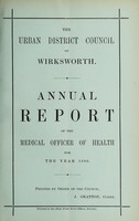 view [Report 1896] / Medical Officer of Health, Wirksworth U.D.C.