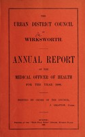 view [Report 1906] / Medical Officer of Health, Wirksworth U.D.C.