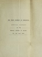 view [Report 1920] / Medical Officer of Health, Wirksworth U.D.C.