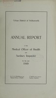 view [Report 1949] / Medical Officer of Health, Wirksworth U.D.C.