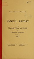 view [Report 1951] / Medical Officer of Health, Wirksworth U.D.C.