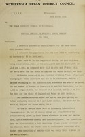 view [Report 1913] / Medical Officer of Health, Withernsea U.D.C.