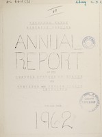 view [Report 1962] / Medical Officer of Health, Wivenhoe U.D.C.