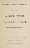 view [Report 1914] / Medical Officer of Health, Woking U.D.C.