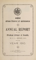 view [Report 1910] / Medical Officer of Health, Wolstanton United U.D.C.