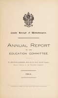 view [Report 1913] / School Medical Officer of Health, Wolverhampton County Borough.
