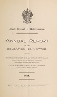 view [Report 1915] / School Medical Officer of Health, Wolverhampton County Borough.